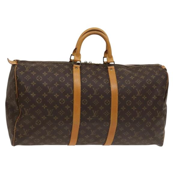 LOUIS VUITTON Monogram Keepall 55 Boston Bag M41424 - Picture 1 of 16
